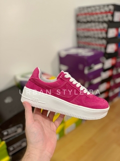 Zapatillas Force GAMUZA FUCSIA