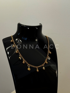 COLLAR DORADO CON STRASS