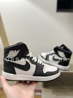 Zapatillas JRDN BLANCA CON NEGRO