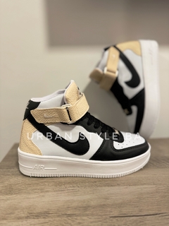 Zapatillas Air Boot beige con negro