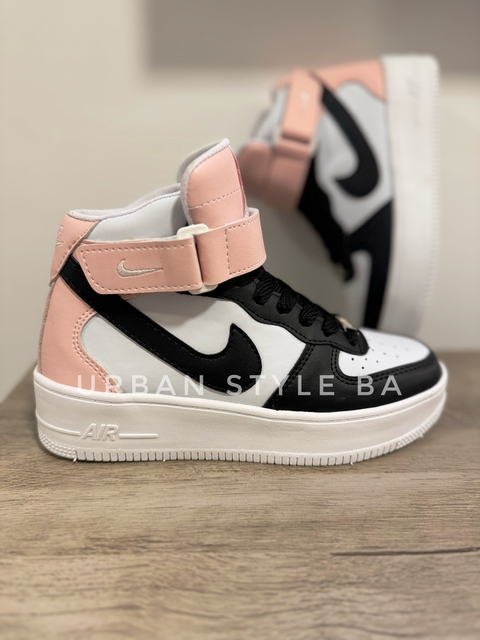 Zapatillas Air Boot rosa con negro
