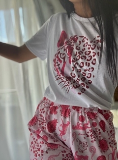 PIJAMA LARGO LEOPARDO - comprar online