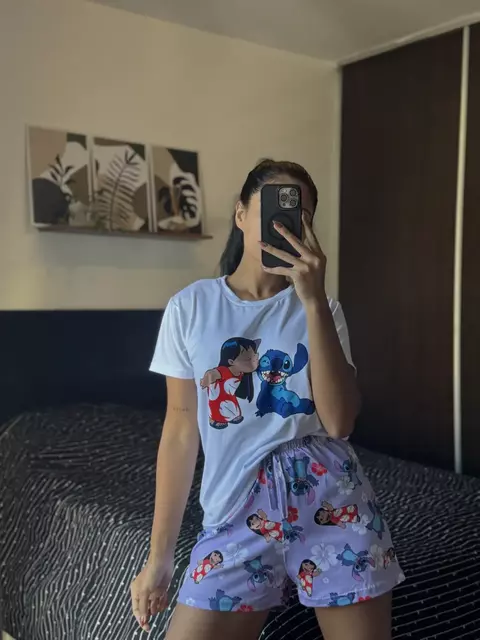 PIJAMA CORTO LILO Y STITCH - comprar online