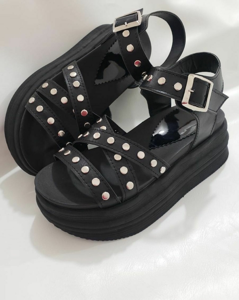 Sandalias GREIS NEGRA