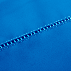 PAR DE FRONHAS MICROPERCAL 400 FIOS PONTO PALITO - AZUL ROYAL - comprar online