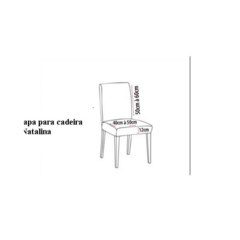 KIT 04 CAPAS DE CADEIRA NATALINA TECIDO MALHA GEL - FELIZ NATAL na internet