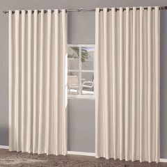 Cortina Blackout Supreme 3,00m x 2,70m Para Varão Simples - Palha na internet