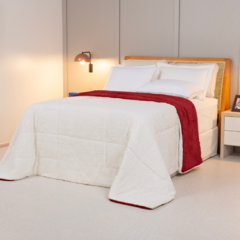 Imagem do COBERDROM CASAL KING MANTA SHERPA 01 PEÇA - VERMELHO