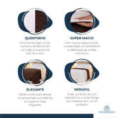 COBERDROM CASAL KING MANTA SHERPA 01 PEÇA - TABACO - comprar online