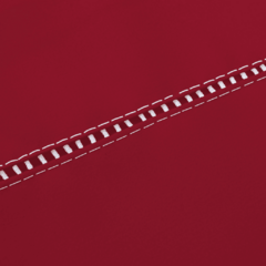 PAR DE FRONHAS MICROPERCAL 400 FIOS PONTO PALITO - VERMELHO - comprar online