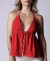 Blusa Cortininha Vermelha