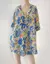 Camisa Cuello Mao Mujer Manga Corta De Vestir Talles Grandes - comprar online