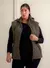 Chaleco Abrigado Capucha Mujer Talle Grande Matelasse - Popy Talles Especiales
