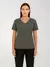 Remera Modal Básica Manga Corta Mujer Talles Grandes - tienda online