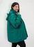 Piloto Mujer Campera Impermeable Con Capucha