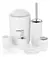 Set de Baño White Metal 6 Piezas (8036) | Metálico blanco, diseño elegante - RM34 B - GALATAX - comprar online