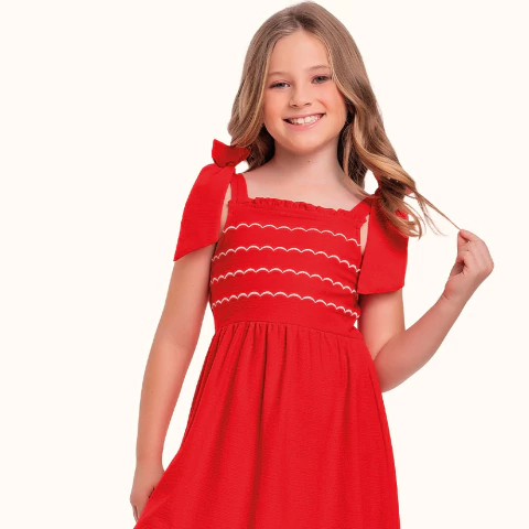 Vestido Laçarote Red Fakini - comprar online