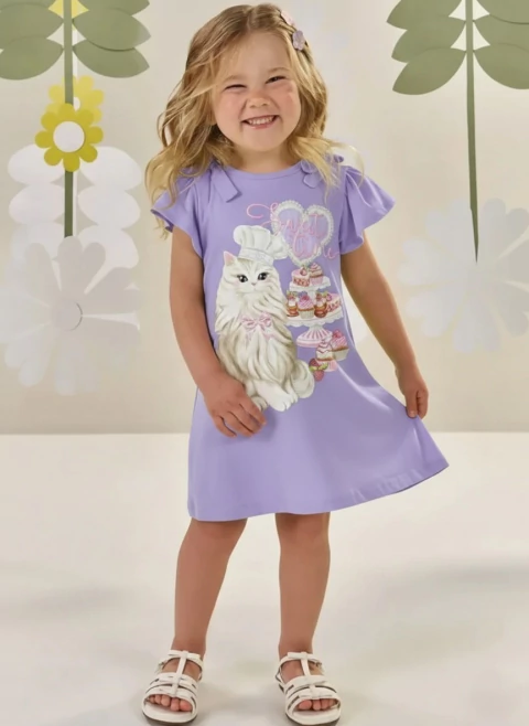 Vestido Kukiê Gata Sweet