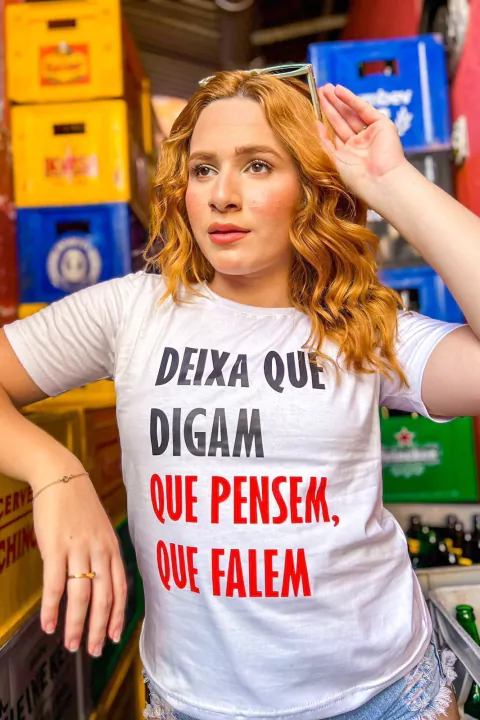 TSHIRT DEIXA QUE DIGAM - G