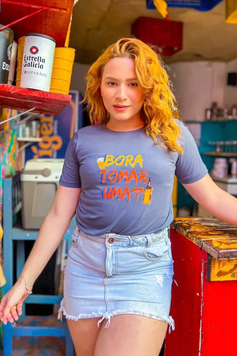 TSHIRT BORA TOMAR UMA - G