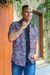 CAMISARIA GEOMETRICO PBR SLIM na internet