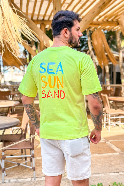 TSHIRT UNISSEX SEA, SUN, SAND - comprar online