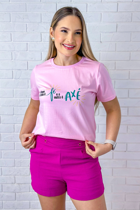 TSHIRT FÉ E AXÉ - M