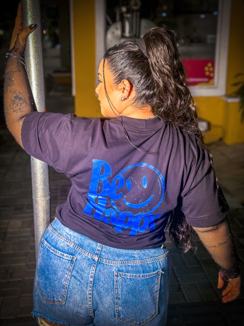 TSHIRT UNISSEX BE HAPPY