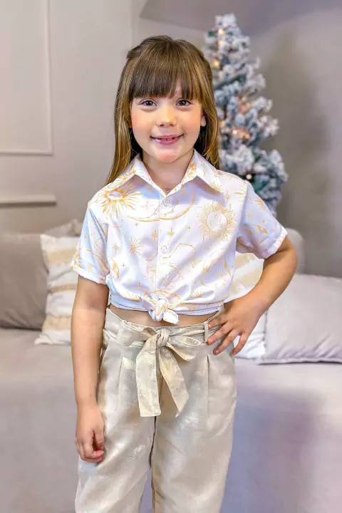 CAMISARIA GOLDEN MISTICA INFANTIL