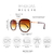 ÓCULOS DE SOL HEXAGONAL 2.0 MARROM - B.Coltro Glasses