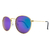 ÓCULOS DE SOL ROUND AZUL ESPELHADO - B.Coltro Glasses