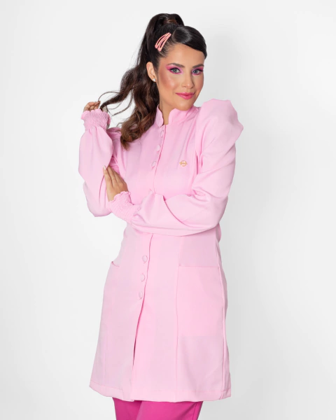 Jaleco Florenza - Rosa Fiore