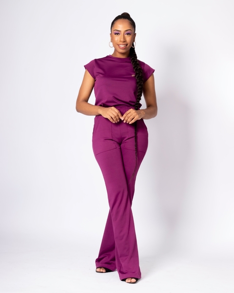 Conjunto Scrub - Fly - Roxo