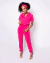 Pijama Cirúrgico - Gola Alta - Rosa Pink