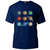 Camiseta astronomia- Os 9 planetas