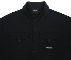 Camisa Button Up Disturb Preta - 518748 - Style Loja | Skate, surf & streetwear