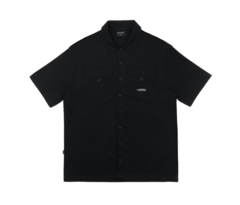 Camisa Button Up Disturb Preta - 518748