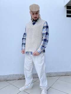 Colete Malwee Tricô Oversized Bege - 518036 - comprar online