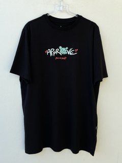 Camiseta Approve Bold Doodle Bear Preta - 512365