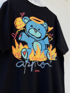 Camiseta Approve Bold Doodle Sun Preta - 512365 - Style Loja | Skate, surf & streetwear
