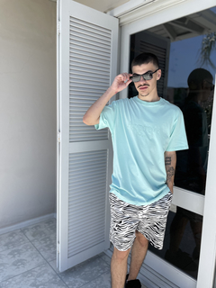 Shorts Sarja Approve Animal Print Zebra - 516748
