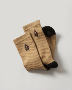 Meia Volcom Full Stone Bege
