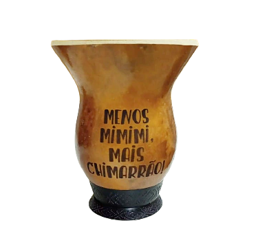 Cuia Porongo Pé de Massa Gravação " Menos Mimimi Mais Chimarrão "