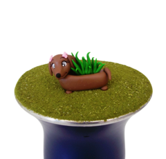 Enfeite de Chimarrão Vasinho Cachorra Linguicinha