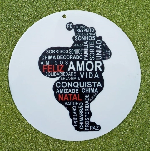 Kit 3 Vira Mates " Papai Noel com Palavras "