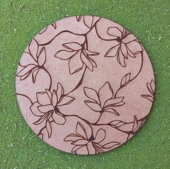 Vira Mate em MDF com Gravação Flores 4