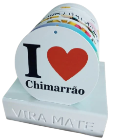 Expositor para 12 Vira Mates em Acrílico BRANCO ( Não Serve Para Vira Mate em MDF ) na internet