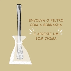 Imagem do Cartela com 40 Filtros para Bomba de Chimarrão