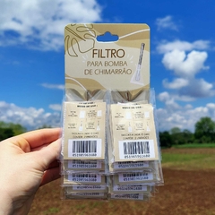 Cartela com 40 Filtros para Bomba de Chimarrão