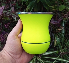 Cuia Color Porongo " AMARELO NEON FOSCO "